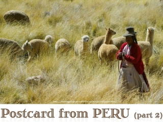 Portcard from PERU (part N°2 of 5)