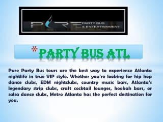 Party Bus Atl