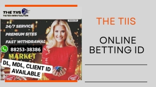 8825338386 | Is The TIIS Best Online Cricket Betting ID Provider? | The TIIS