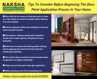 Tips To Consider Before Beginning The Deco Paint Application Process