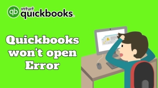 Quickbooks won't Open Error