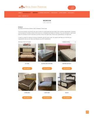 Bedroom Furniture Store In Gold Coast