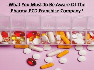 Looking few things to consider before starting PCD Pharma