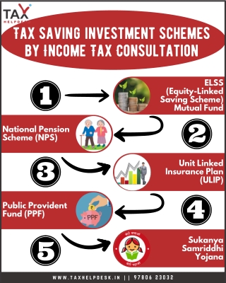 Tax Saving Investment Schemes by Income Tax Consultation