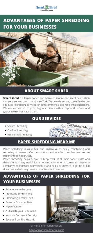 Advantages of Paper Shredding for Your Businesses