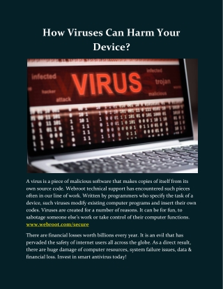 How Viruses Can Harm Your Device