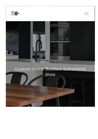 Custom Home Builders Sutherland Shire