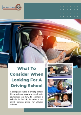 What To Consider When Looking For A Driving School