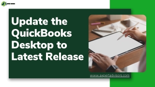 Update the QuickBooks Desktop to Latest Release