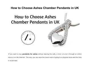 How to Choose Ashes Chamber Pendants in UK