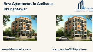 Best apartments in Andharua, Bhubaneswar