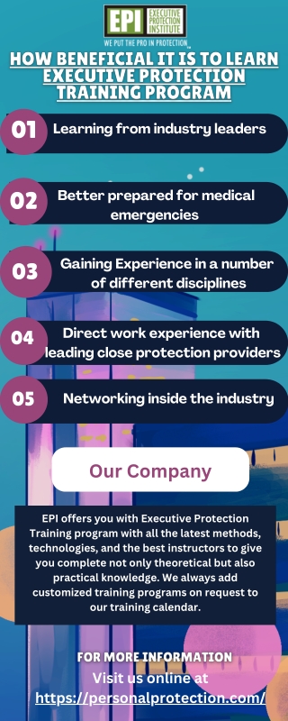 How beneficial it is to learn Executive Protection Training Program