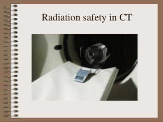 radiation ct safety