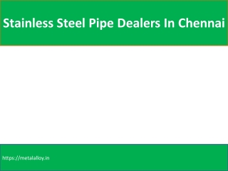 Stainless Steel Sheet Dealers In Chennai