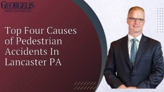 Top 4 Causes of Pedestrian Accidents In Lancaster PA