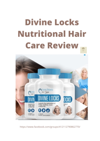 Divine Locks Nutritional Hair Care Review