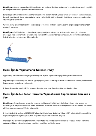 Hepsi İçinde En Korkutucu 10 Şey Yapmamanız Gereken 7 Şey