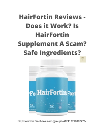 HairFortin Reviews - Does it Work_ Is HairFortin Supplement A Scam_ Safe Ingredients_