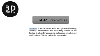 3D META | 3dmeta.com.au