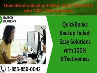 A complete guide how to use QuickBooks Backup Failed