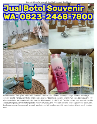 O823•24Ꮾ8•ᜪ8OO (WA) Souvenir Tumbler Surabaya Botol Minum Souvenir Pernikahan