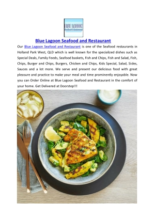 5% off - Blue Lagoon Seafood Holland Park West, QLD