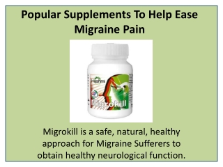 Migraine Cure Herbal Migrokill Capsule