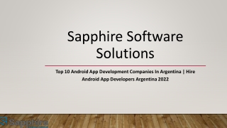 Top 10 Android App Development Companies In Argentina-Hire Android App Developers Argentina 2022