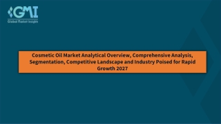 Cosmetic Oil Market Size 2022