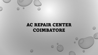 Ac Repair center coimbatore