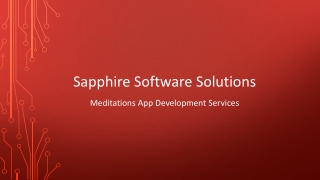 Meditation App Development Services | Meditation App Development