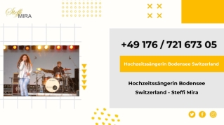 Hochzeitssängerin Bodensee Switzerland - Steffi Mira