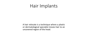 Hair Implants
