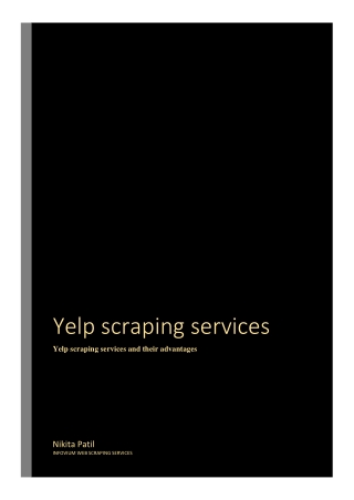 Yelp scraping services
