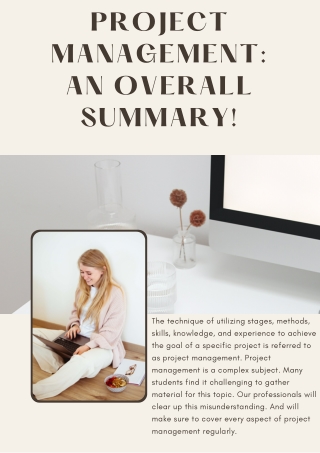 Project Management An Overall Summary!