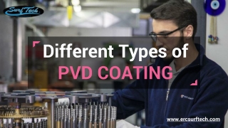 Different Types of Pvd Coating