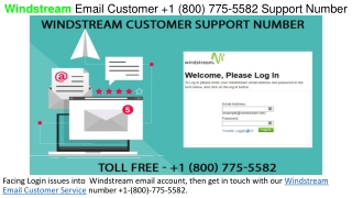 Windstream Email Customer  1 (800) 775-5582 Care Number