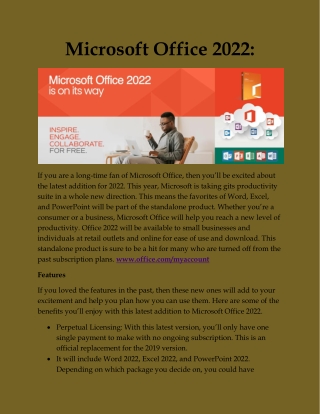 Microsoft Office 2022