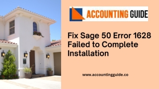 How to fix a Sage 50 Peachtree Error 1628