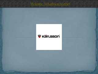 Custom Made Leather Sofas - Karlsson Leather
