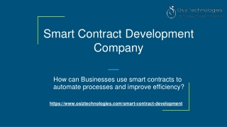 Benefits of Developing smart contract development platform