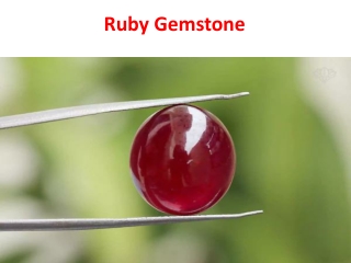 Ruby Gemstone healing Properties And Benifits
