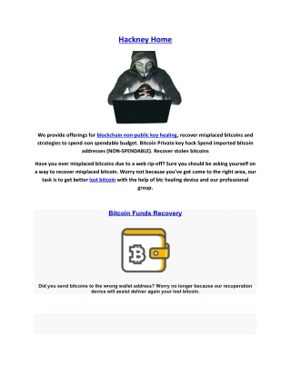 Hackneyhome | Recover Lost Bitcoin | How to Recover Lost Bitcoin. 1 (318) 406-24