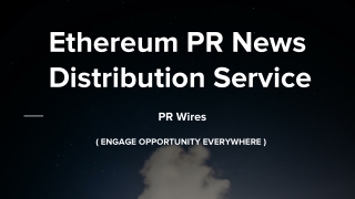 Ethereum news distribution network