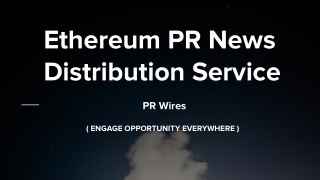 Ethereum news distribution network