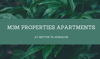 M3M Properties Sector 79 At Gurgaon - Download PDF