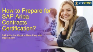 How to Prepare for SAP Ariba Contracts (C_ARCON_2208) Certification?