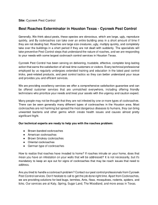 commercial Pest Control Houston | Pest Control Houston Tx