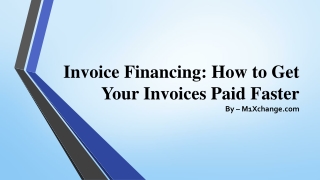 Invoice Financing How to Get Your Invoices Paid Faster