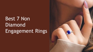 Best 7 Non Diamond Engagement Rings